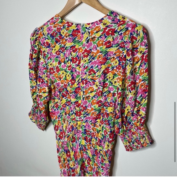 Rixo for Target: Floral Puff Sleeve Midi Dress - Picture 4 of 5